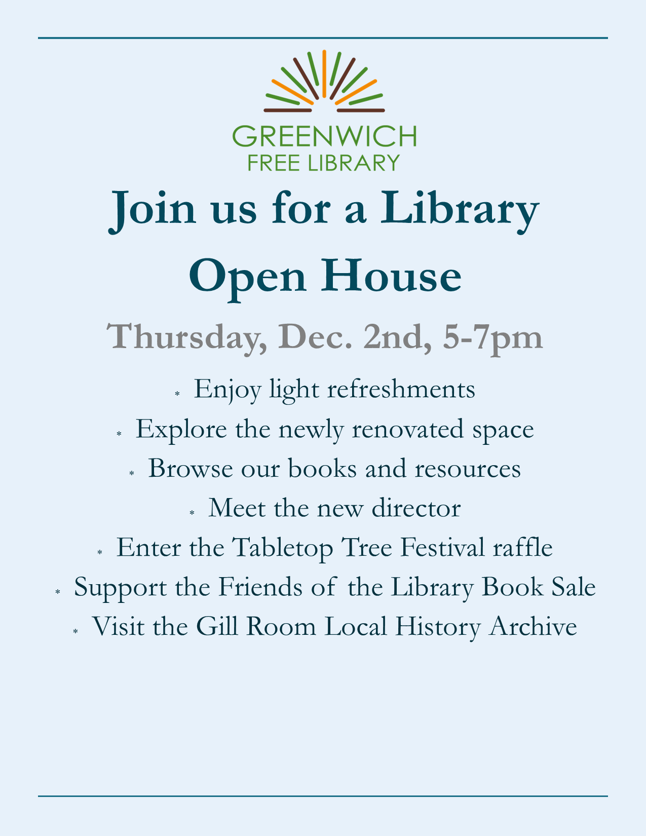 December 2021 Open House